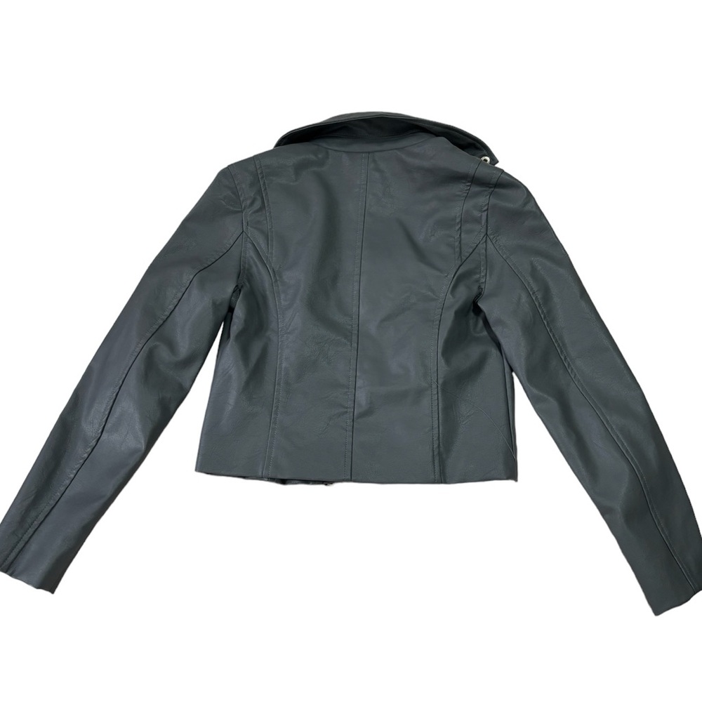 Gray Biker Jacket - image 2